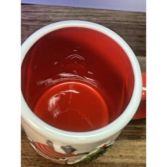 Lang Design 3d Cat Christmas Sweater Holiday Mug Tree Red Inside Whimsical - Picture 6 of 8